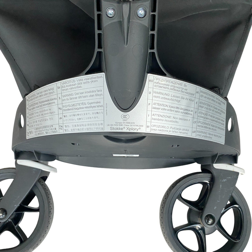 Stokke V6 xplory Stroller and Bassinet  - Grey-1-8