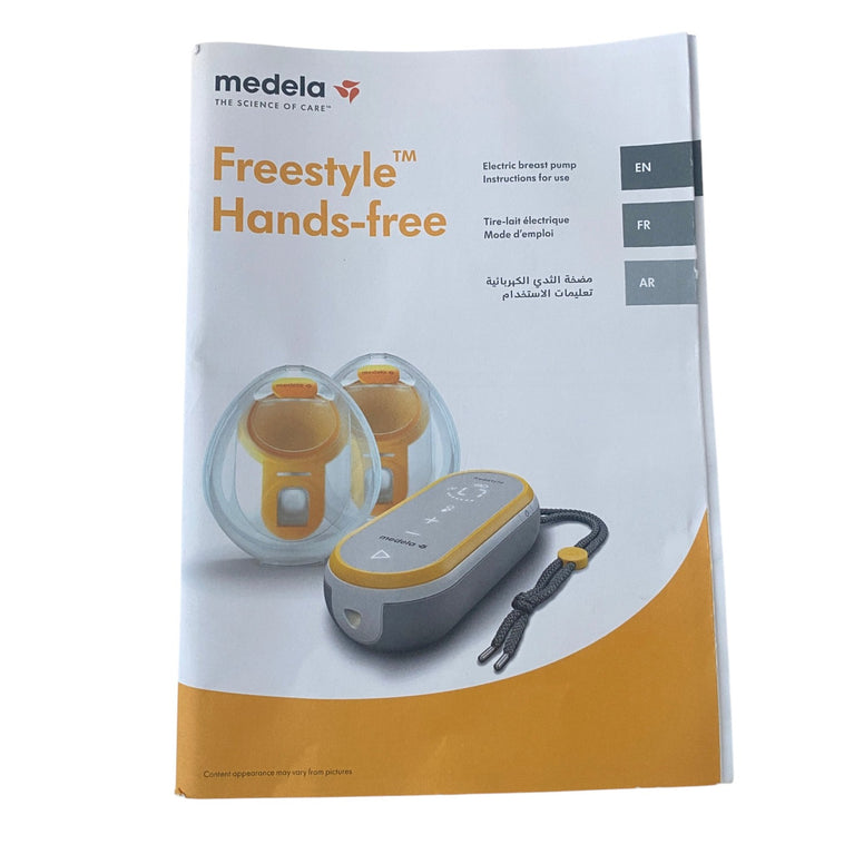 Medela-Freestyle-Hands-Free-Double-Electric-Breast-Pump-Yellow-1-12