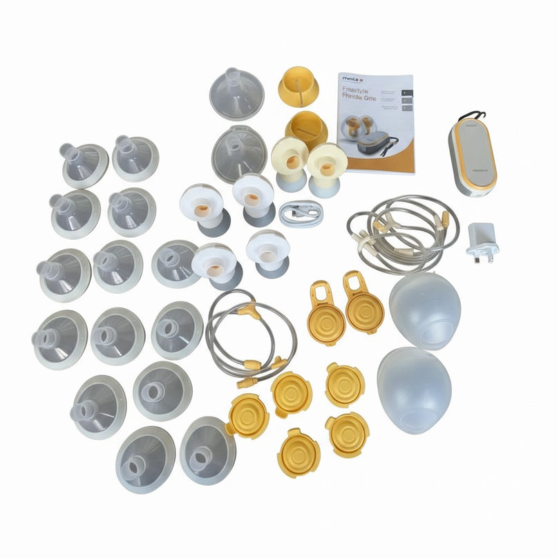 Medela-Freestyle-Hands-Free-Double-Electric-Breast-Pump-Yellow-1-1