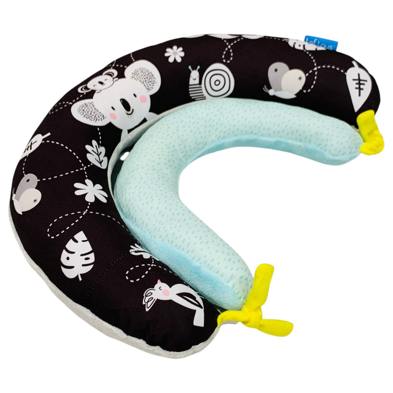 Taf-Toys-2-In-1-Tummy-Time-Pillow- Black-and-White-1-1
