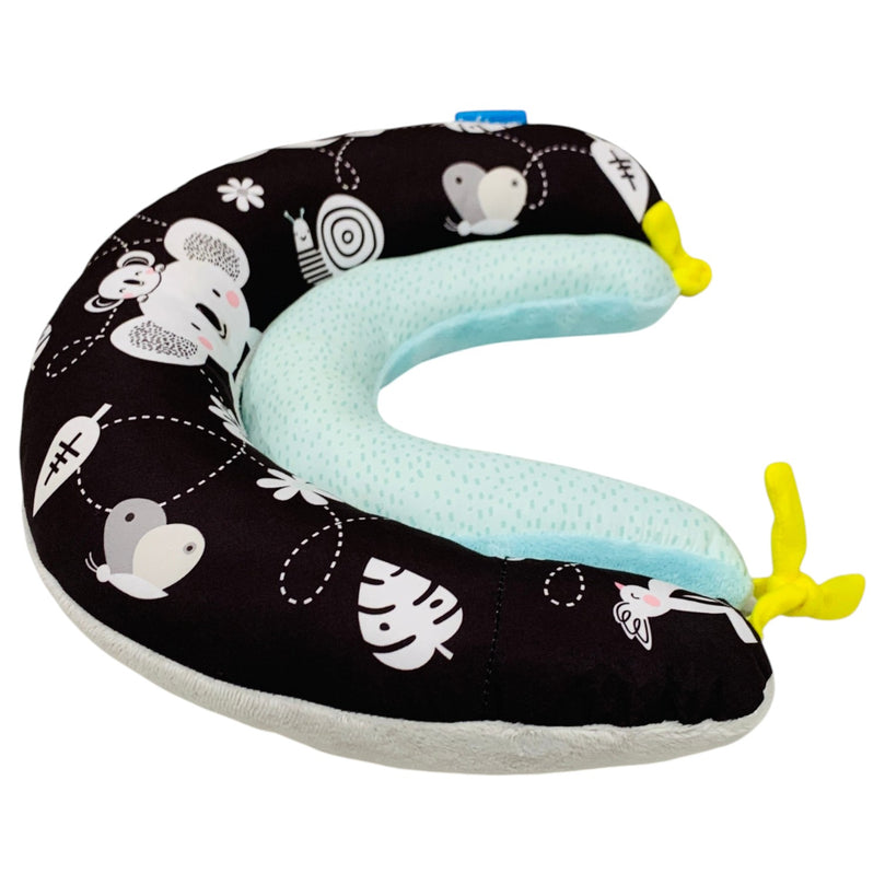 Taf-Toys-2-In-1-Tummy-Time-Pillow- Black-and-White-1-3