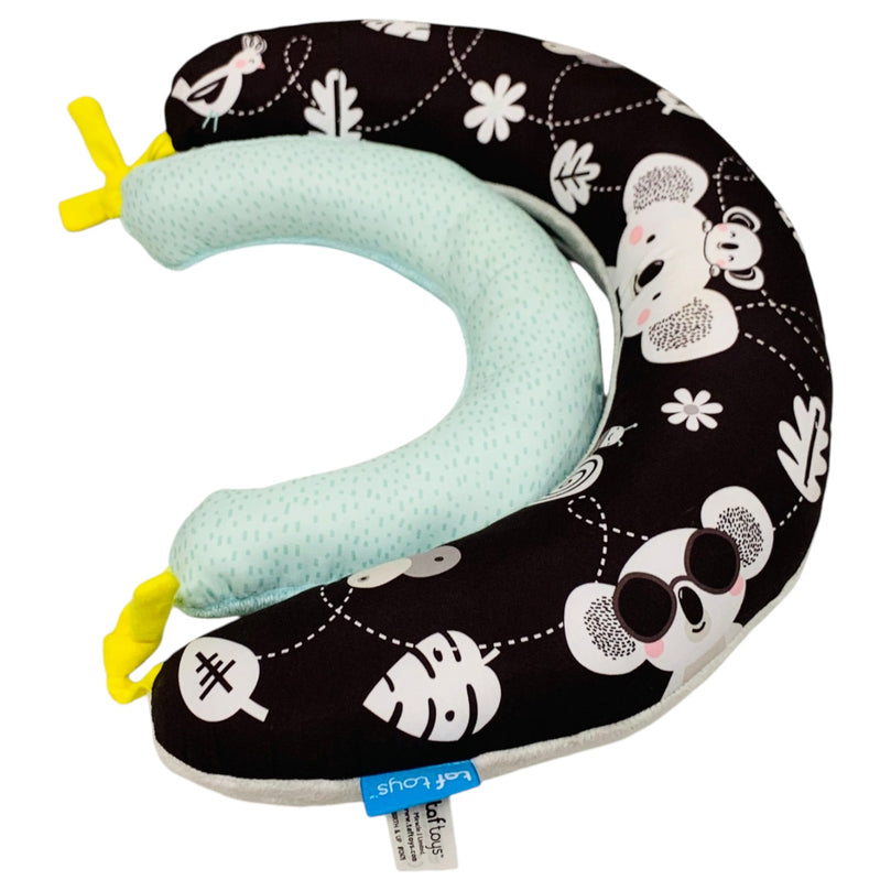 Taf-Toys-2-In-1-Tummy-Time-Pillow- Black-and-White-1-4