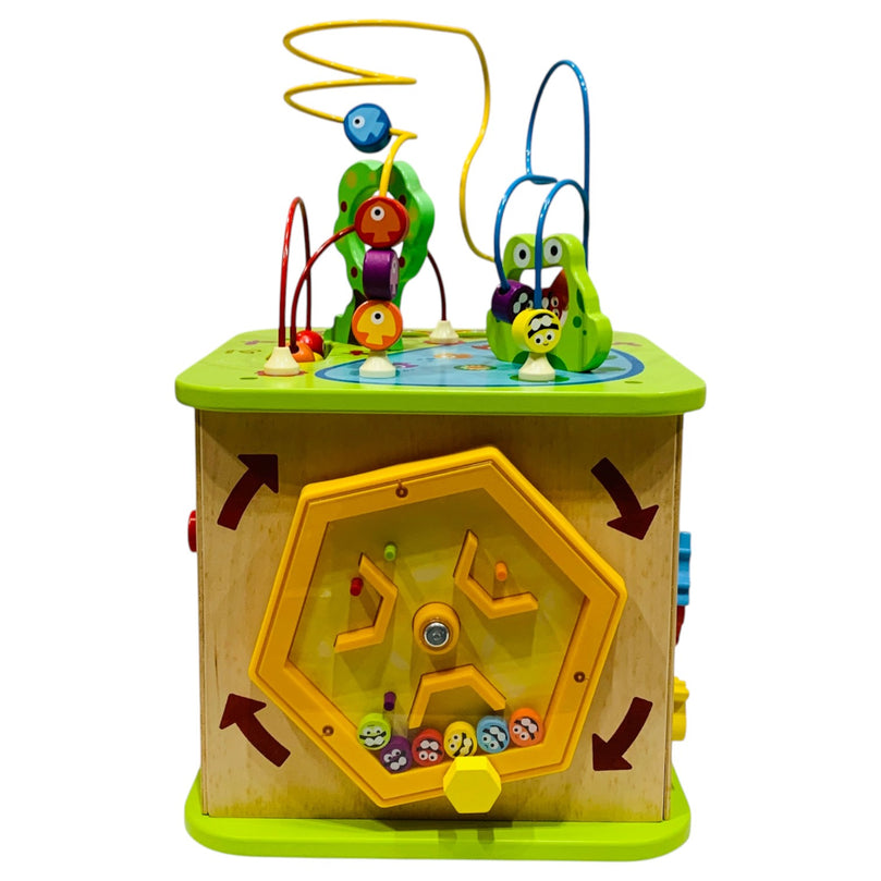 Hape-Country-Critters-Wooden-Activity-Play-Cube-Multicolor-1-2