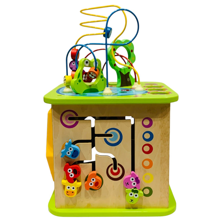 Hape-Country-Critters-Wooden-Activity-Play-Cube-Multicolor-1-3