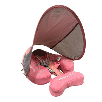 Mambobaby-Float-Deluxe-with-Canopy-and-Tail-Flamingo-Pink-1-1