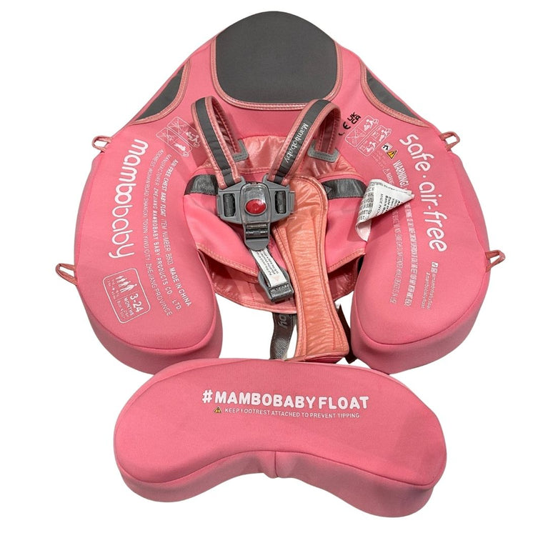 Mambobaby-Float-Deluxe-with-Canopy-and-Tail-Flamingo-Pink-1-3