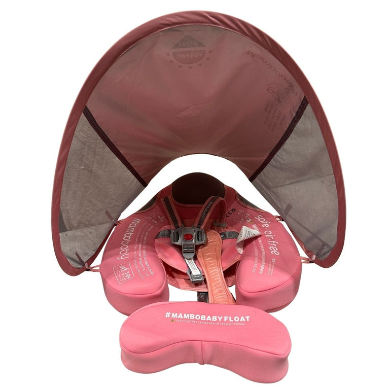 Mambobaby-Float-Deluxe-with-Canopy-and-Tail-Flamingo-Pink-1-7