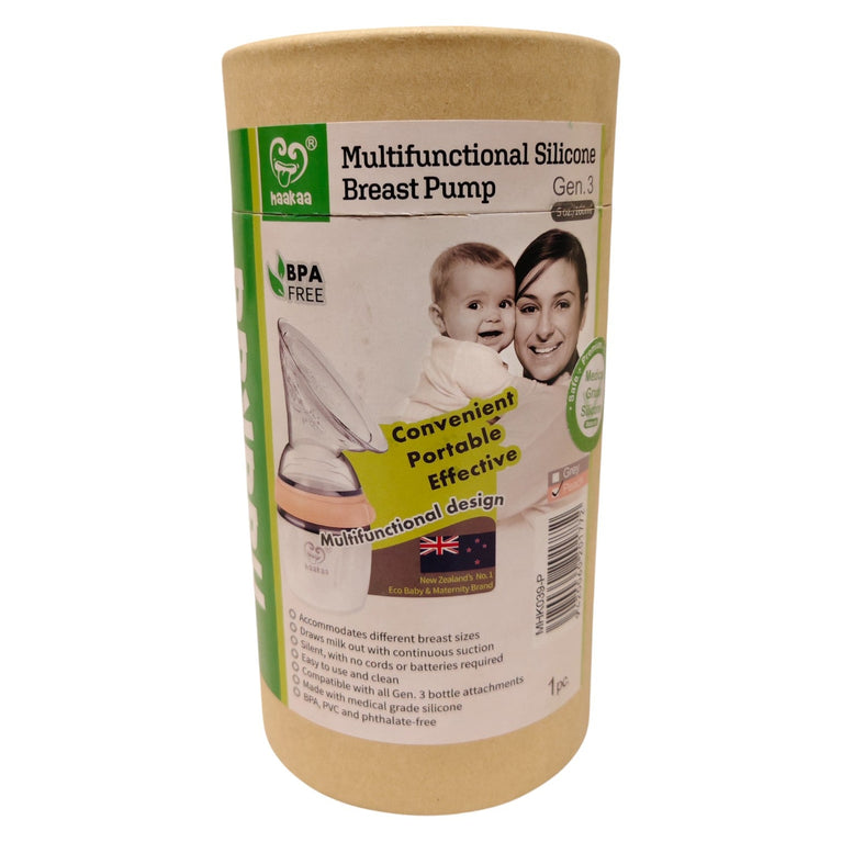 Haakaa-Silicone-Breast-Pump,-Generation-3---160ml---Peach-2-6