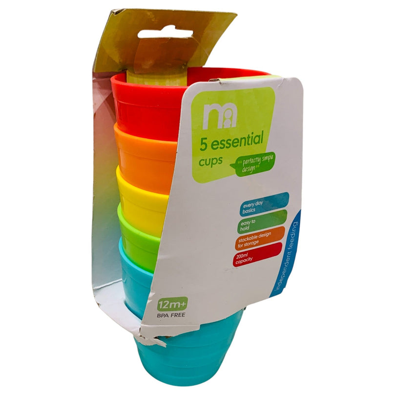 Mothercare-Essential-Cups-Pack-of-5-Multicolor-1-1