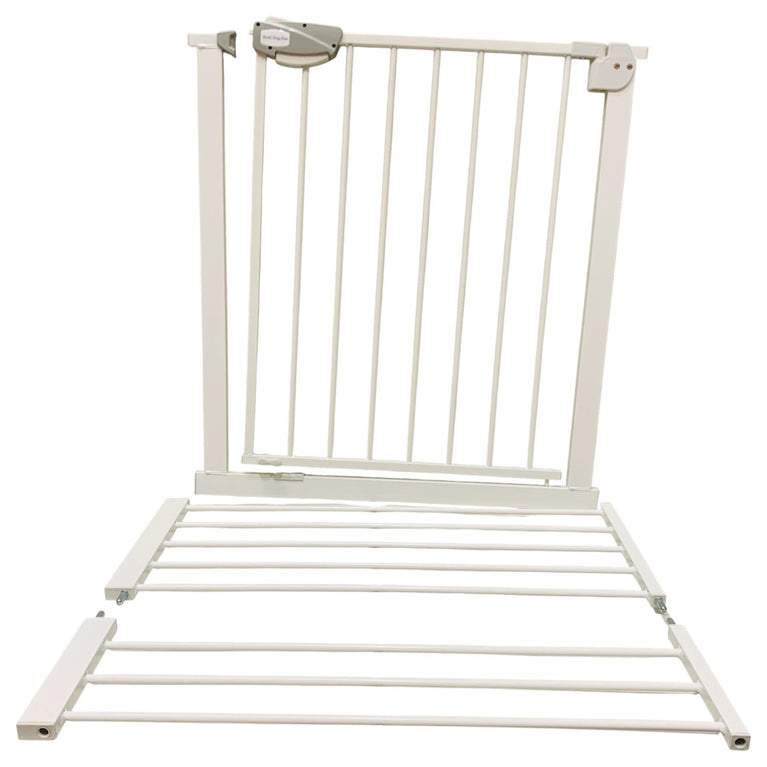 RuiHhome-Auto-Close-Safety-Baby-Gate-White-2-2