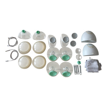 Elvie Double Electric Wearable Hands Free Breast Pump with Elvie Catch Breast Milk Silicone Cups