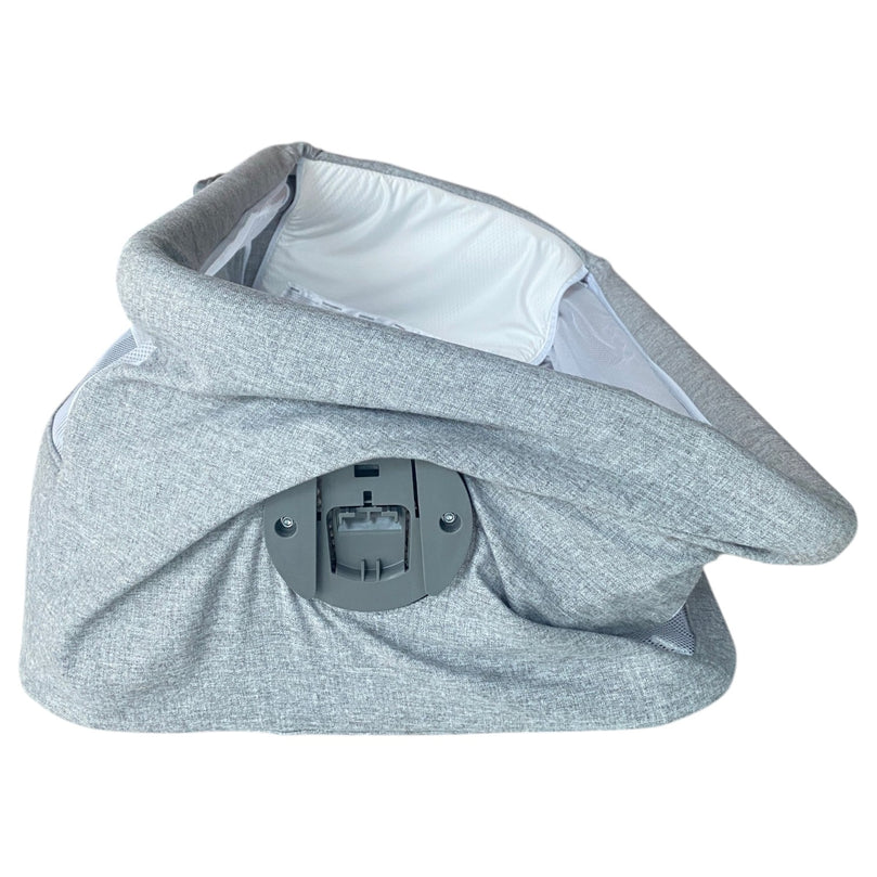 Mamas-&-Papas-Lua-Bedside-Crib-Grey-4-3