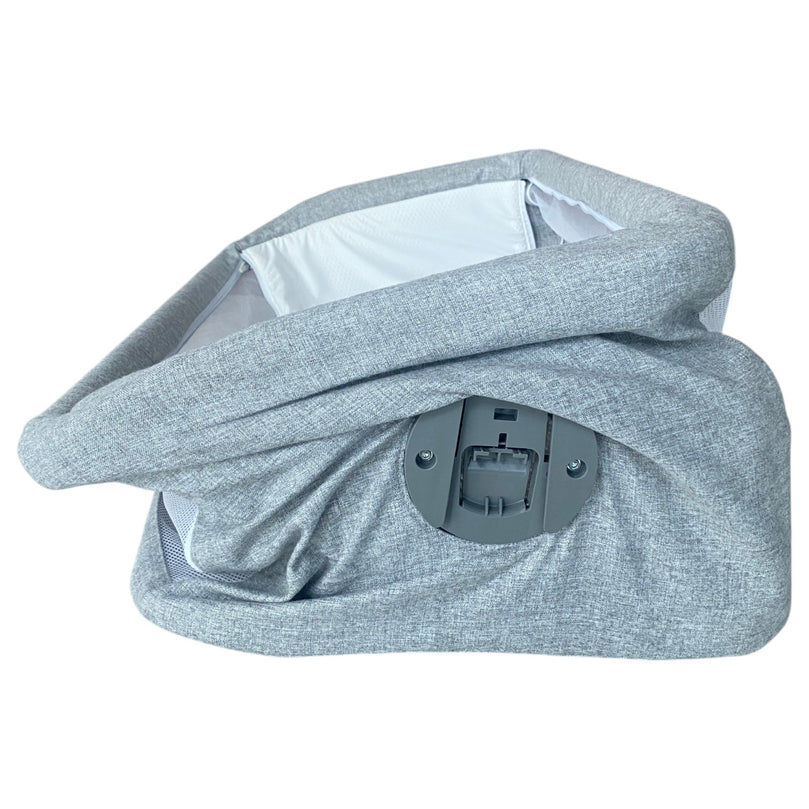Mamas-&-Papas-Lua-Bedside-Crib-Grey-4-4