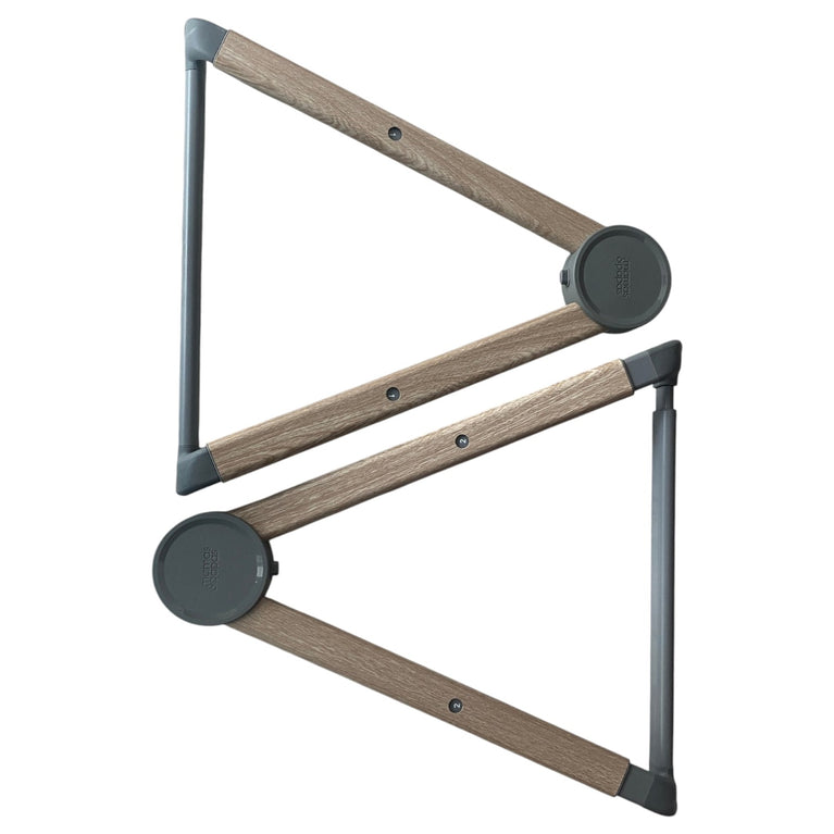 Mamas-&-Papas-Lua-Bedside-Crib-Grey-4-9