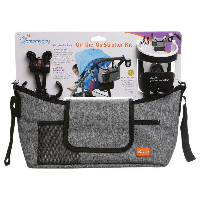 Dream-Baby-On-The-Go-Stroller-Bag-Combo-Kit-Grey-Denim-1-1
