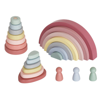 Little-Chus-Montessori-Rainbow-4-in-1-playset-Pink-1