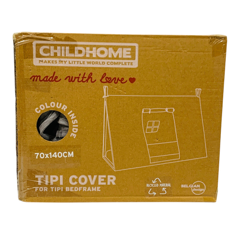 Childhome-Tipi-Bed-Frame-Cover-Grey-1-8