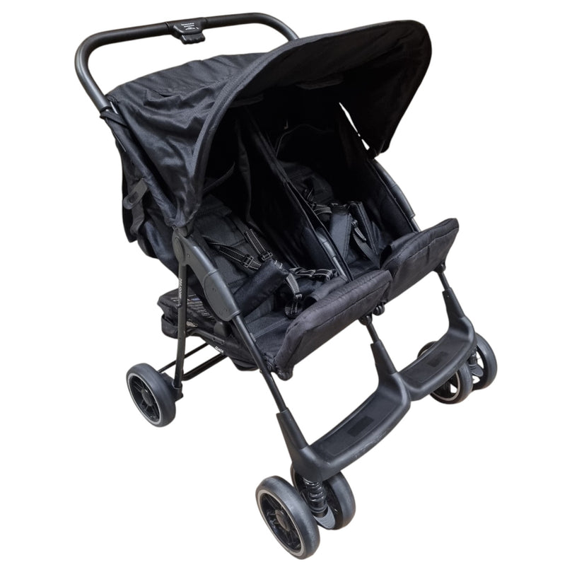 Neobreez-DUADX-Sibling/Twin/Double-Side-by-Side-Baby-Toddler-Stroller-Black-1-1