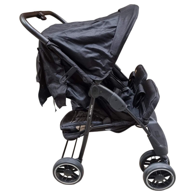 Neobreez-DUADX-Sibling/Twin/Double-Side-by-Side-Baby-Toddler-Stroller-Black-1-3