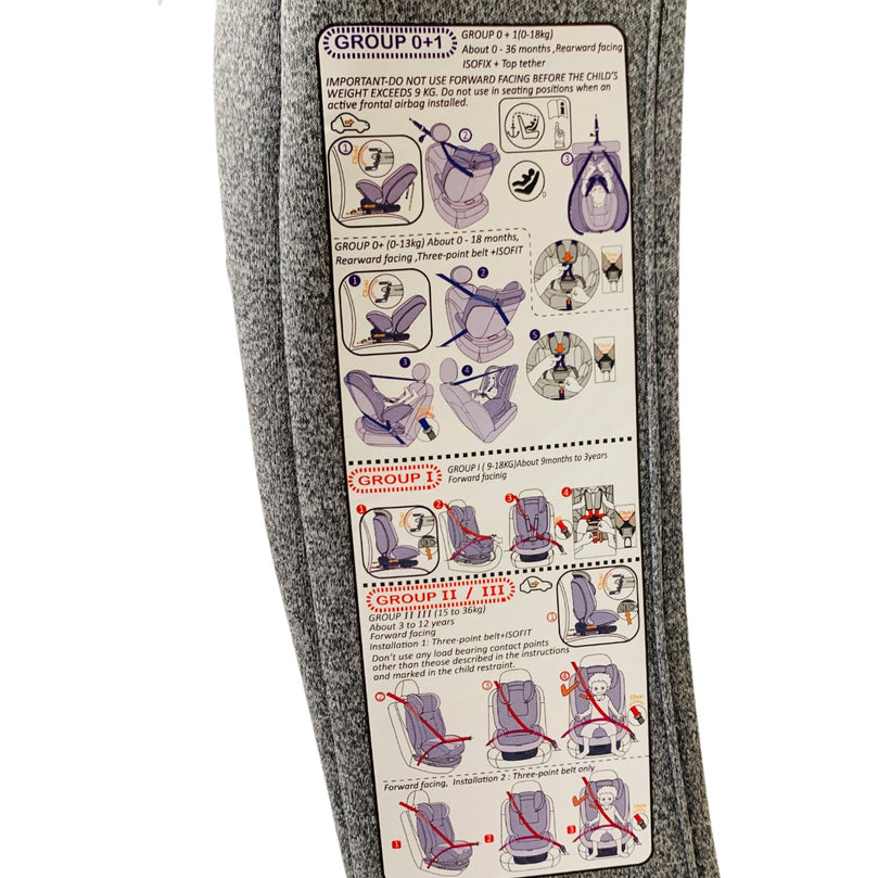 Moon-Rover-Baby/Infant-Travel-Car-Seat-Grey-1-9