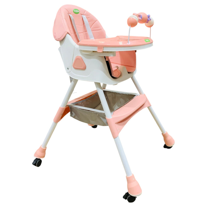 Baybee-3-in-1-Baby-HighChair-Pink-1-1