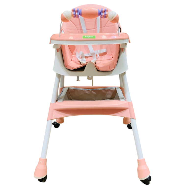 Baybee-3-in-1-Baby-HighChair-Pink-1-2