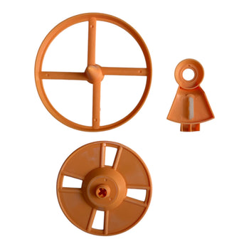 Baby Brezza Formula Pro Advanced Replacement Stirring Wheel, Locking Cover, and Measuring Wheel Set  Accessories Only