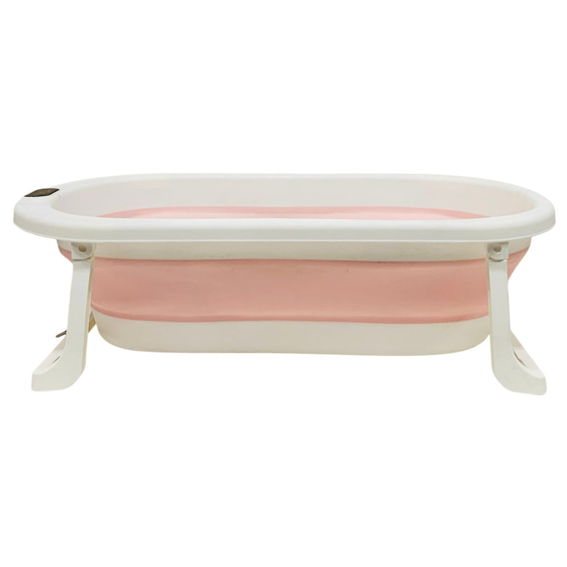 Generic-Foldable-Bathtub-with-Thermometer-Pink-1-2