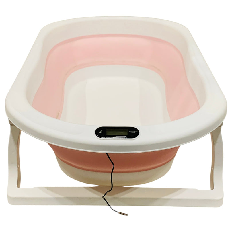 Generic-Foldable-Bathtub-with-Thermometer-Pink-1-4