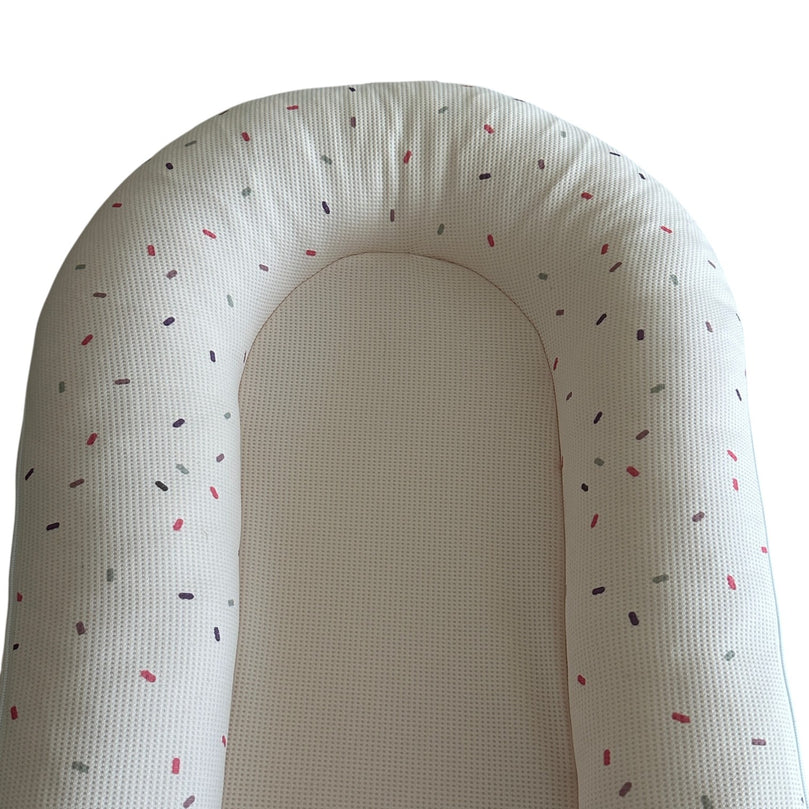 Giggles-Waffle-Texture-Sleeping-Bag-with-Mosquito-Net-Pink-1-3