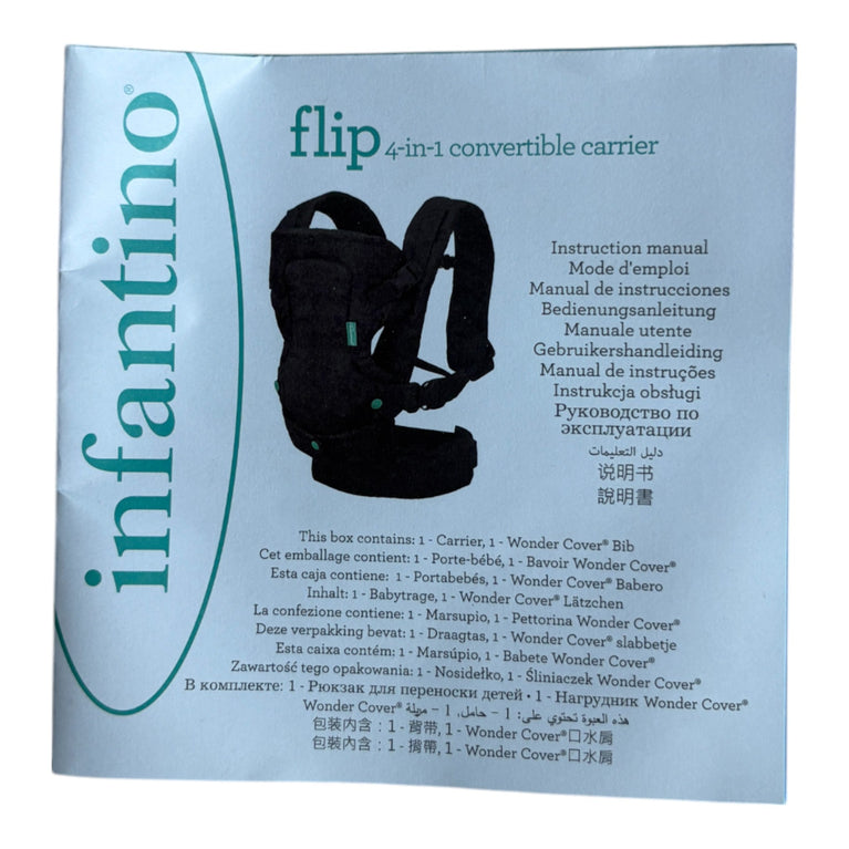 Infantino Flip Advanced 4-In-1 Convertible Carrier - Grey