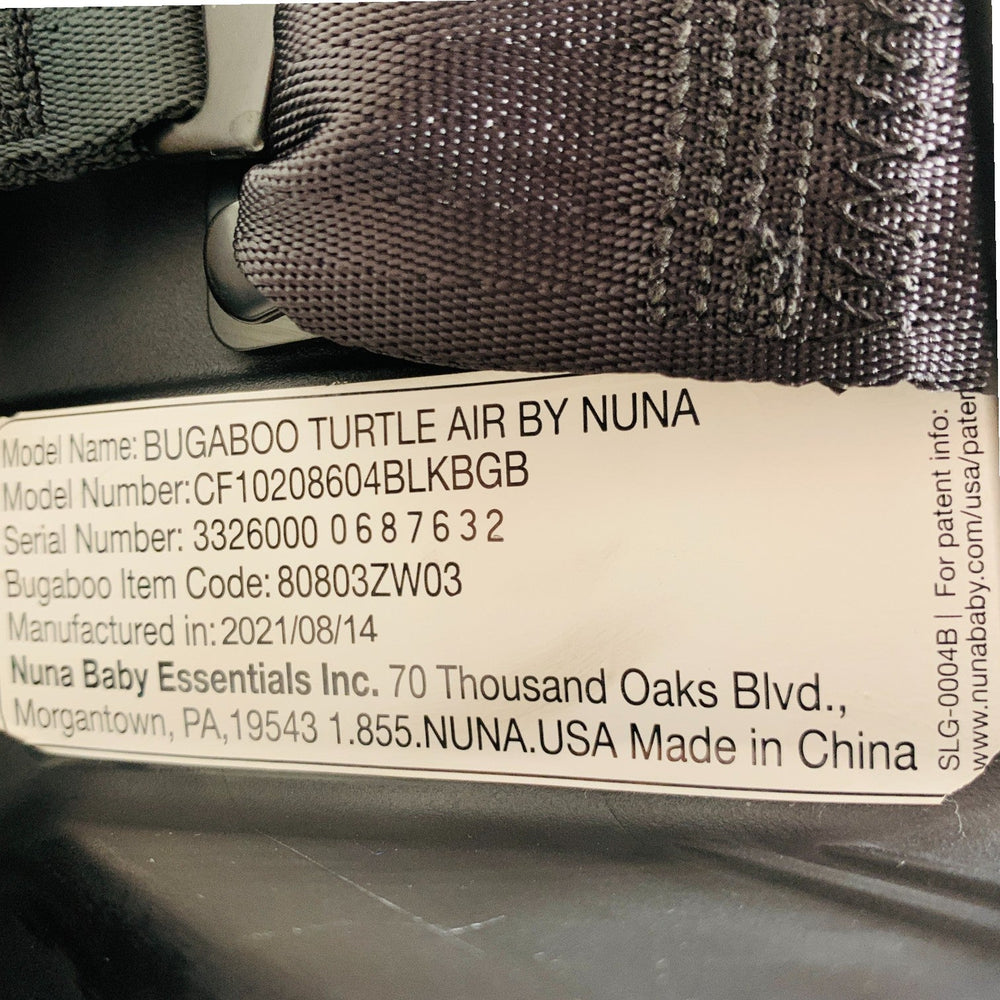 bugaboo seggiolino auto Bugaboo Turtle Air by Nuna Seggiolino Auto Nero | Shop used Car Seats & Accessories in UAE