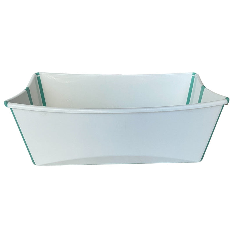 Stokke-Flexi-Bath-Tub-+-Newborn-Support-Bundle-Clear-Green-3-2