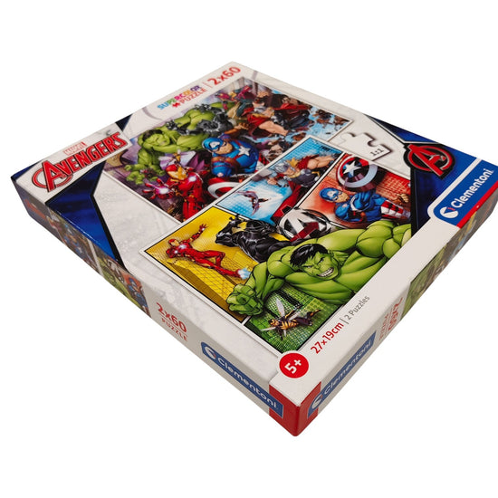 Clementoni-Avengers-27x19-cm-2-Puzzles-(2x60-pieces)-1-1