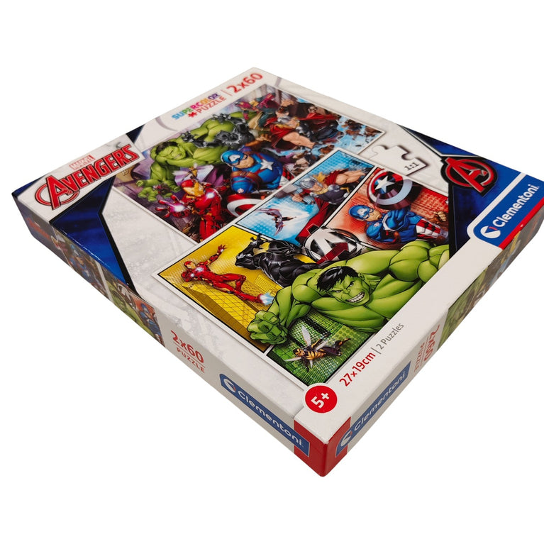 Clementoni-Avengers-27x19-cm-2-Puzzles-(2x60-pieces)-1-1