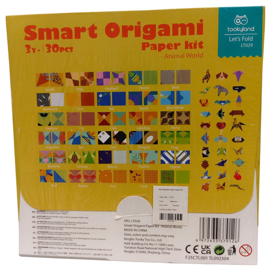 Tookyland-Smart-Origami-Paper-Kit-Animal-World-(30pcs)-2-3