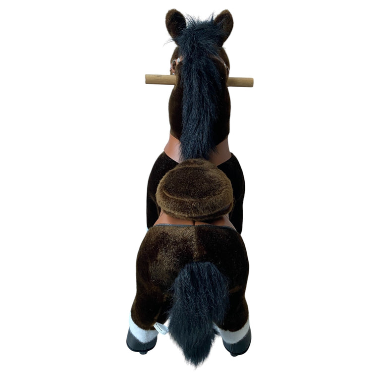 PonyCycle Riding Horse Toy Model U - Chocolate Brown