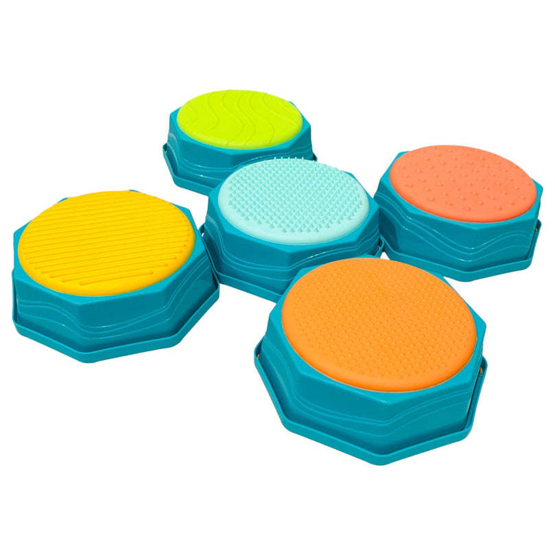 B-Toys-Beam-Interlocking-Balancing-5-Sensory-Pads-&-8-Beams-1-3