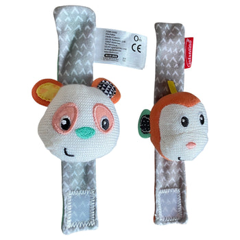 Infantino-Monkey-&-Panda-Wrist-Rattles-1-1