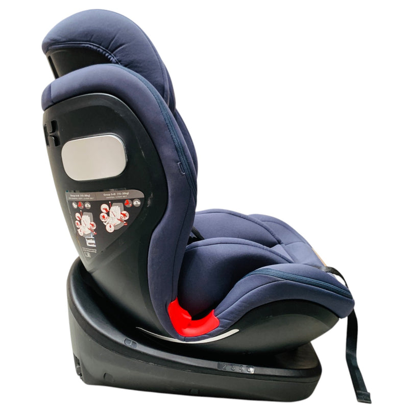 Jikel-Saturn-Zip-360-Rotating-IsoFix-Car-Seat-Navy-1-3