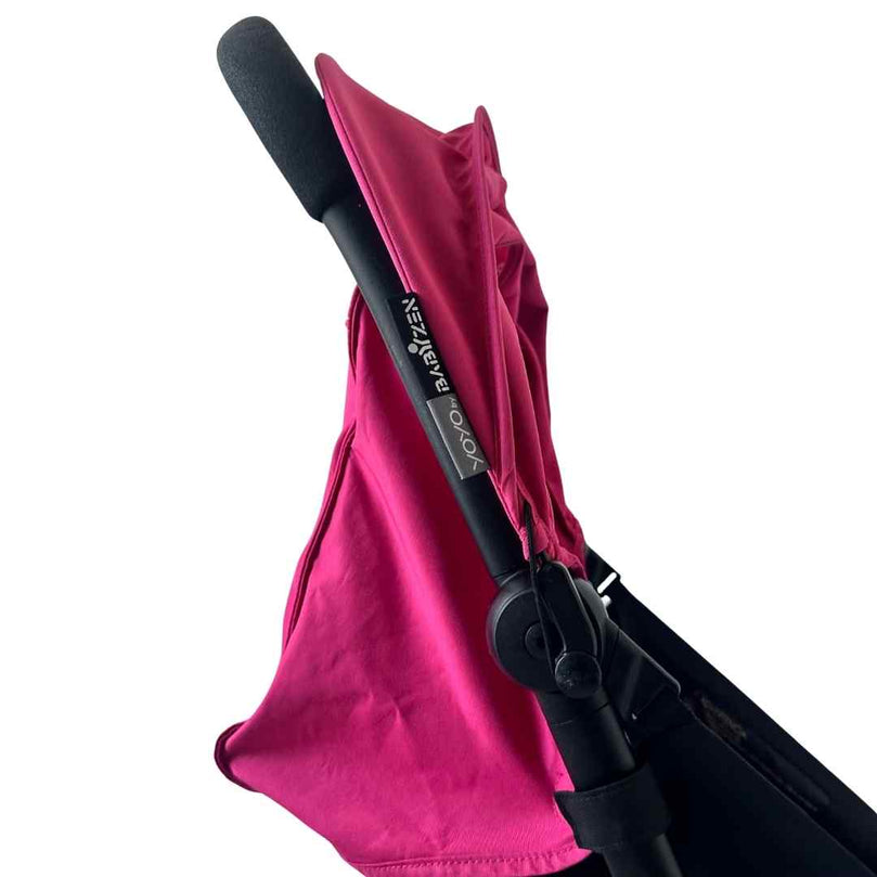 Secondful Babyzen YOYO Complete Stroller Set With Black Frame 6m Hot Pink Color Pack Shop used Strollers in UAE Secondful