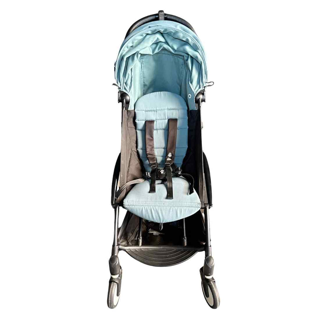 Secondful Babyzen YOYO Complete Stroller Set With Black Frame 6m Aqua Color Pack Shop used Strollers in UAE Secondful