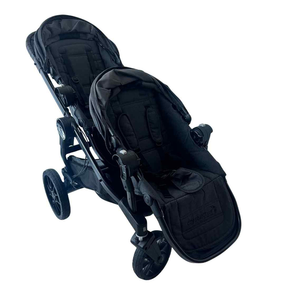 double stroller uae Baby Jogger City Select LUX Double Stroller - Black | Shop used Strollers in UAE