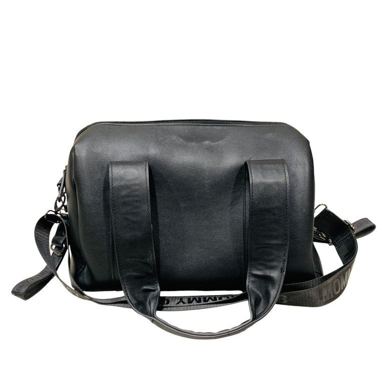 Childhome-Mommy-Club-Signature-PU-Leather-Diaper-Changing-Bag-Black-1-3