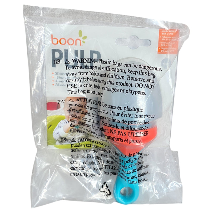 Boon-Pulp-Silicone-Baby-Feeder-Green/Orange-1-3