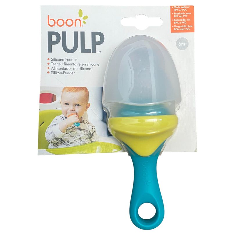 Boon-Pulp-Silicone-Baby-Feeder-Green/Yellow-1-2
