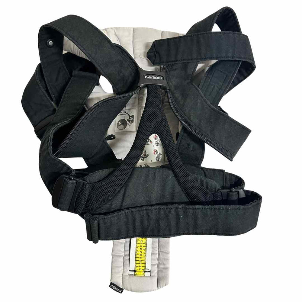 Secondful BabyBjorn Miracle Soft Cotton Mix Baby Carrier Black Shop used Baby Carriers Wraps in UAE Secondful