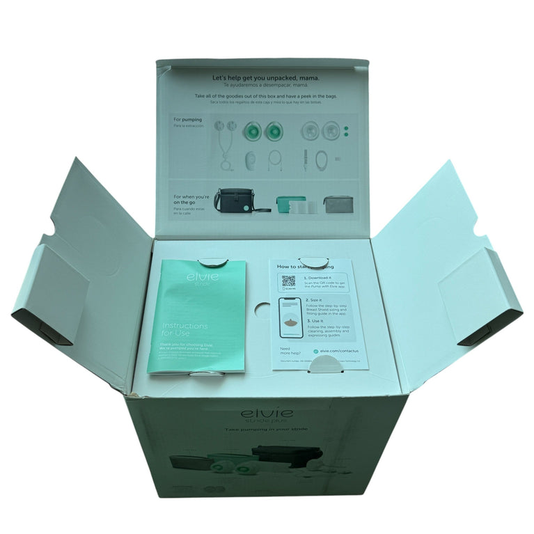 Elvie Stride Plus Hospital-Grade Breast Pump with Cool Bag