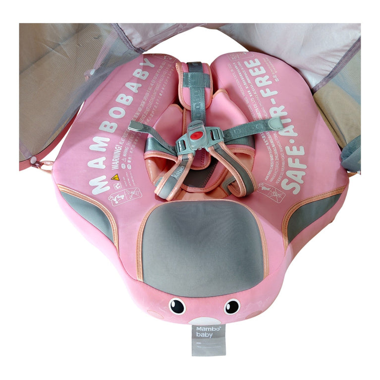 Mambobaby-Float-Deluxe-with-Canopy-and-Tail-Flamingo-Pink-6-6