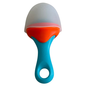 Boon Pulp Silicone Feeder - Orange/Blue